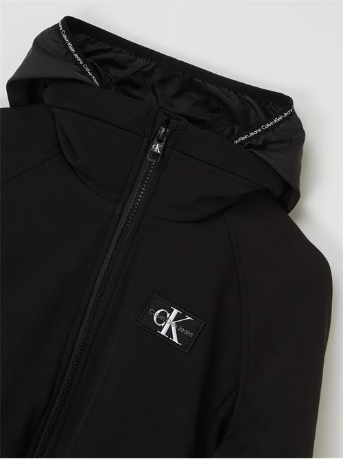 SOFT SHELL JACKET CALVIN KLEIN JEANS | IG0IG01259/CK BLACK